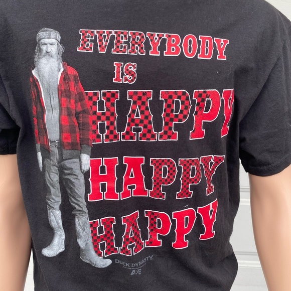 Duck Dynasty Black Graphic T-Shirt - Picture 1 of 7